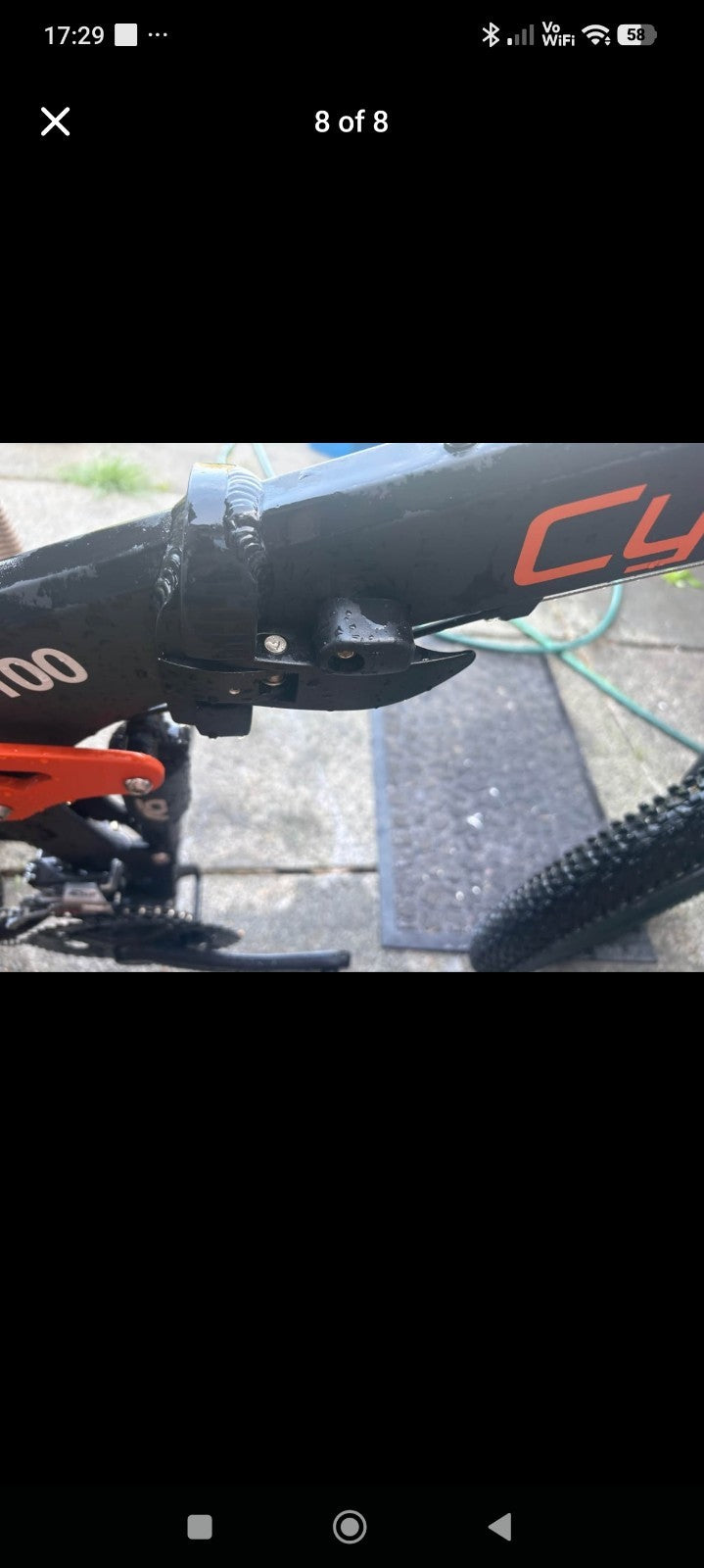 Cyrusher FR100 Mountain Bike Full Suspension 26in Black Folding Bike