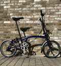 Brompton Metallic Purple M6L - SUPER RARE - WORLDWIDE SHIPPING - A+ Condition
