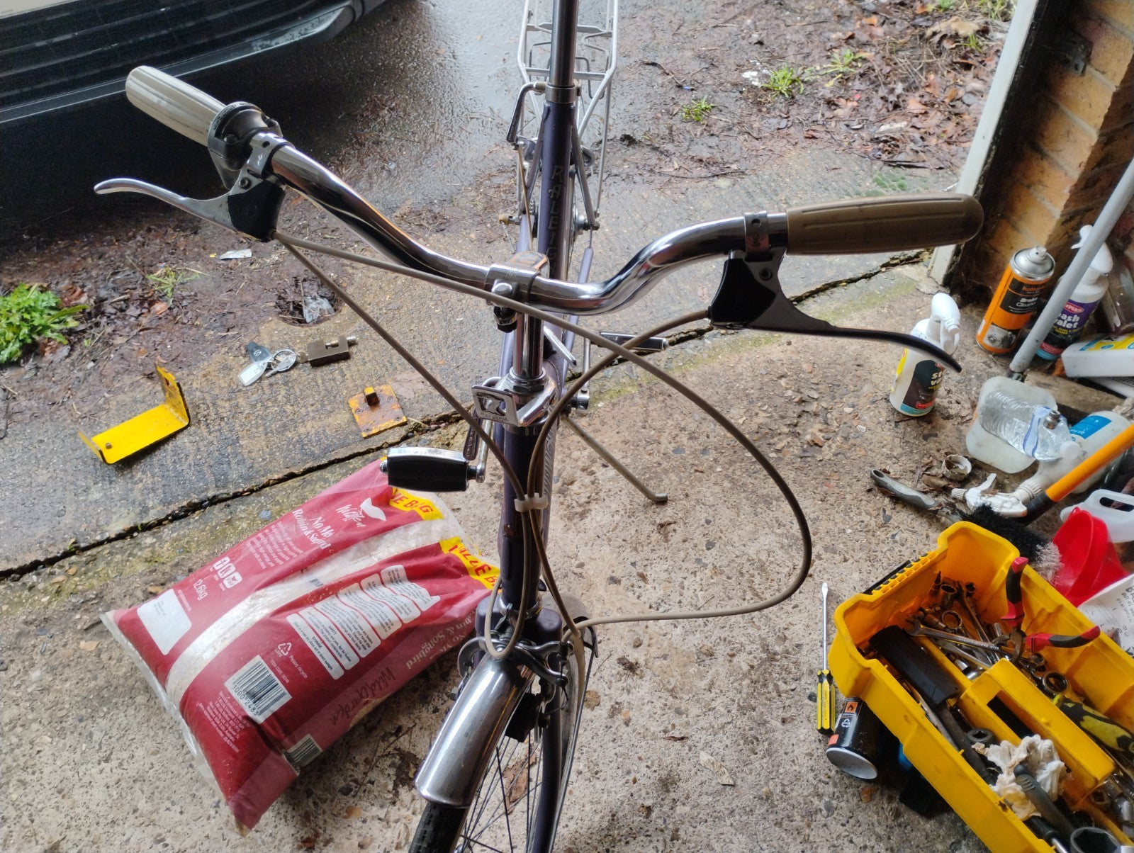 Raleigh stowaway bike, original Purple,