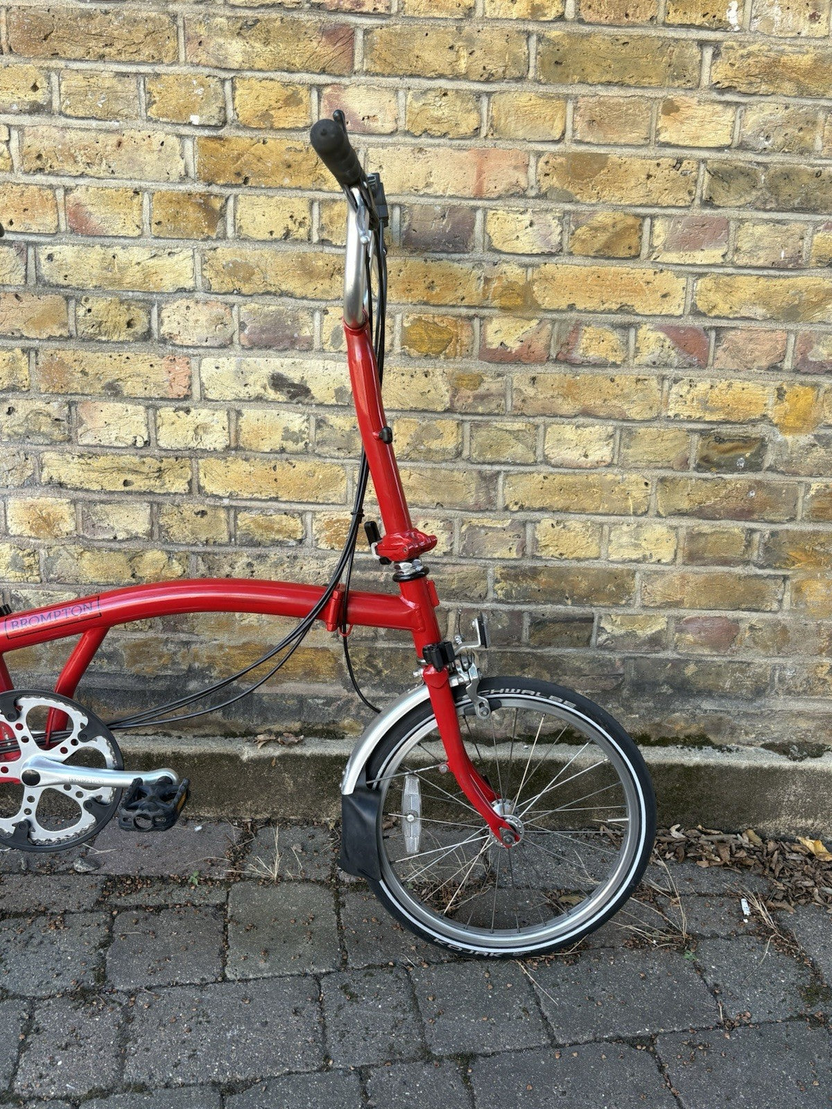 Brompton Folding Bike 2003, 6 Speed Red Good Condition With New Parts