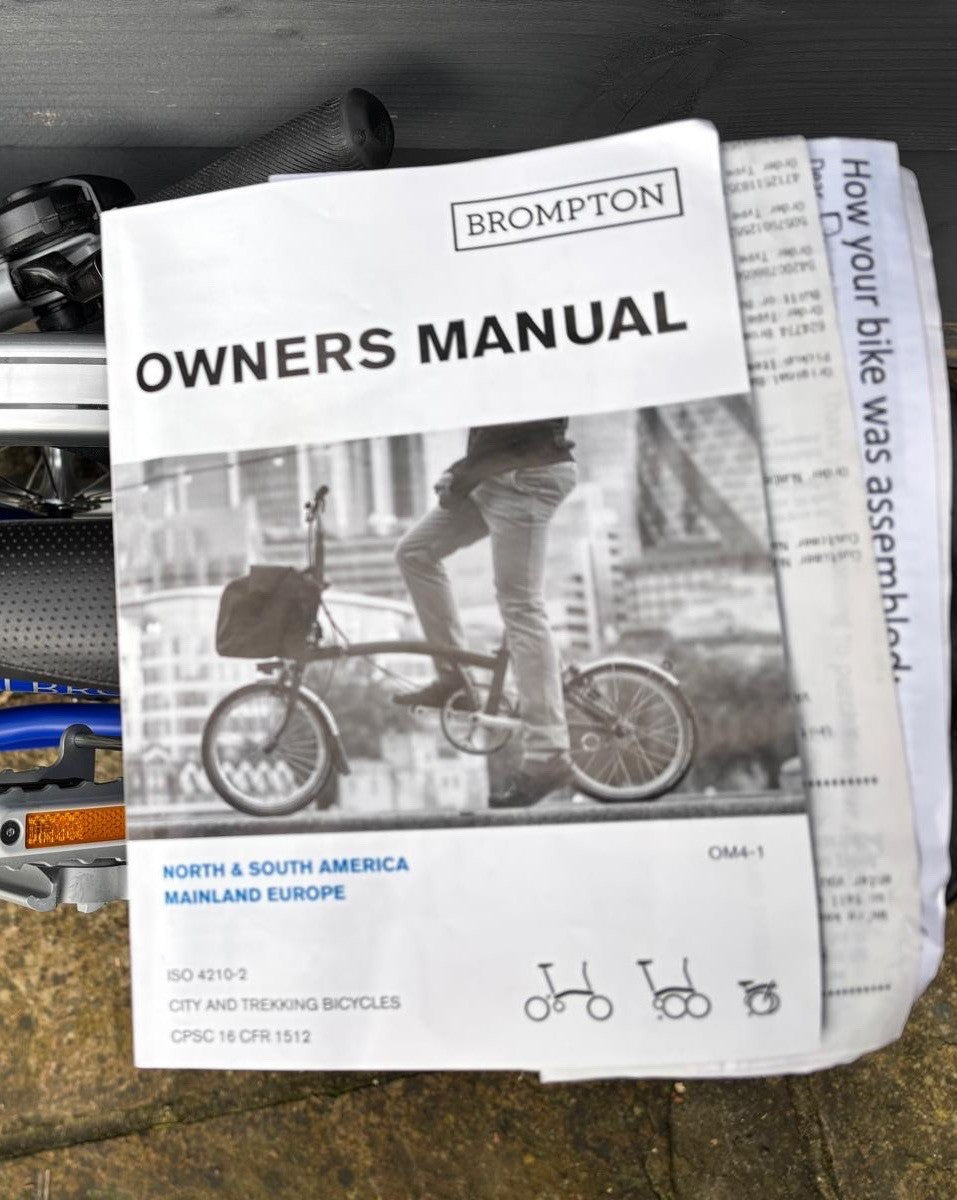 2023 Brompton C Line Urban 6 Speed Folding Bicycle - Test Ridden ONCE New