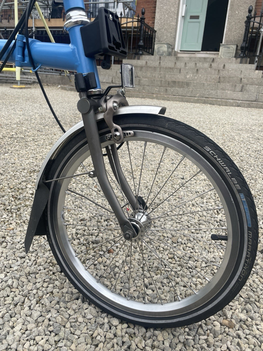 Brompton M6L-X Superlight Titanium 6 Speed - Tempest Blue - Excellent Condition