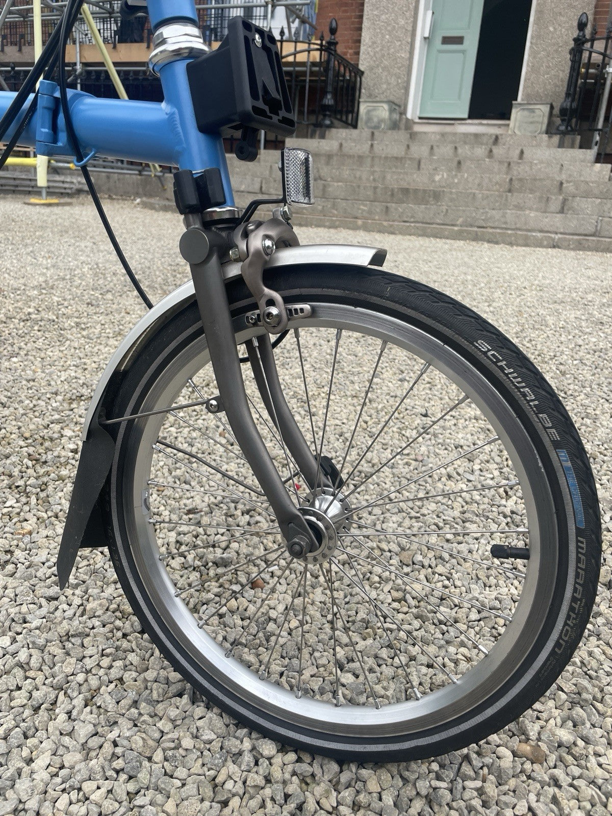 Brompton M6L-X Superlight Titanium 6 Speed - Tempest Blue - Excellent Condition