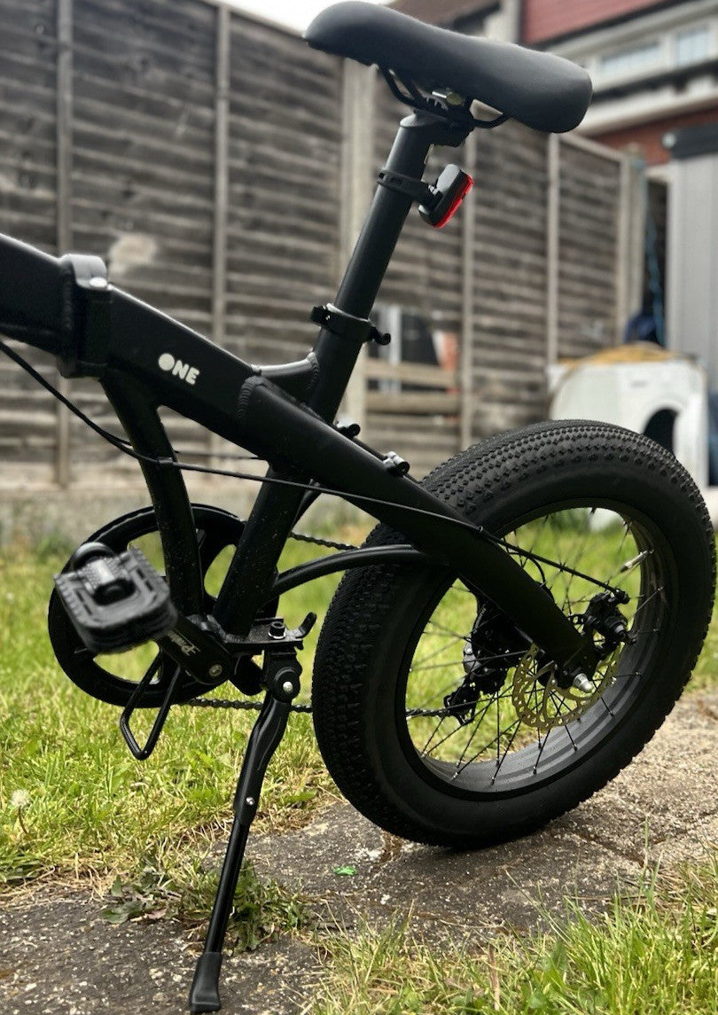 Pacto One Folding Bike 20in Black Front Suspension Mechanical Disc 1 Speed