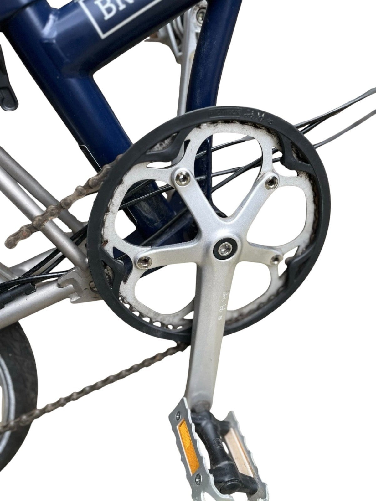Brompton Titanium  S6L-X (6 Speed)  folding bicycle - Tempest Blue