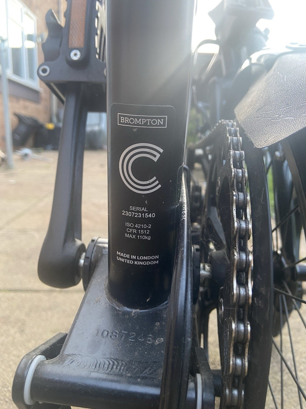 Brompton C Line Folding 6 Speed Matt Black
