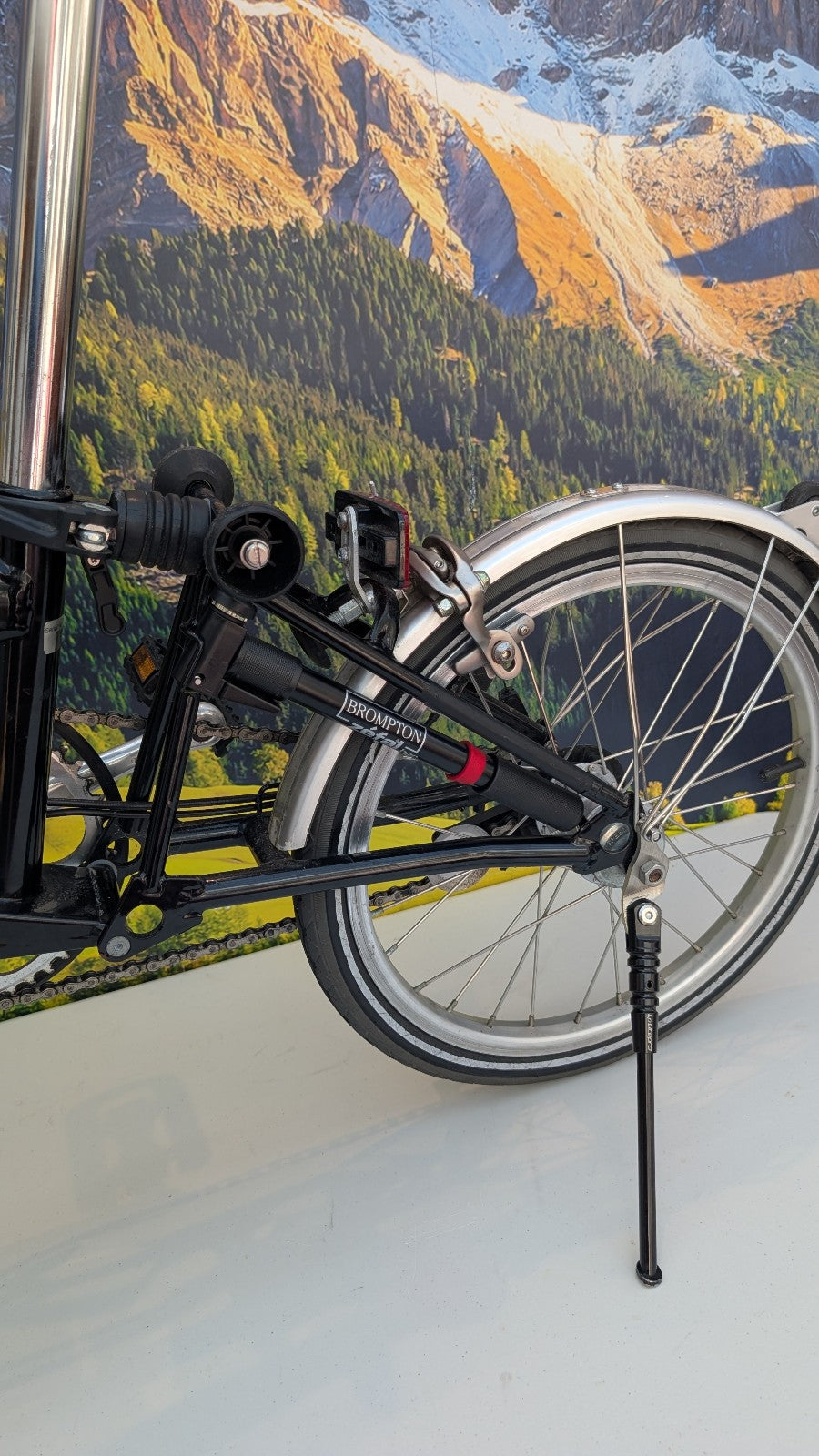 Brompton M3L 16" Folding Bike 3 Speed - Black, w/ Mudguards  - VGC