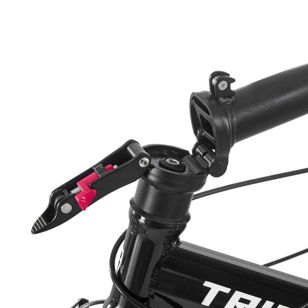 20 Inch Adult Folding Bicycle 7-speed Transmission System Folding Bicycle Black