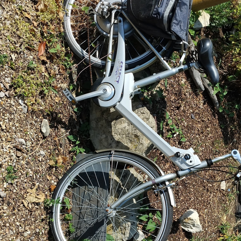 Select Folding Bike 20in 7-Speed Aluminium Alloy Silver 35cm Unisex Adults