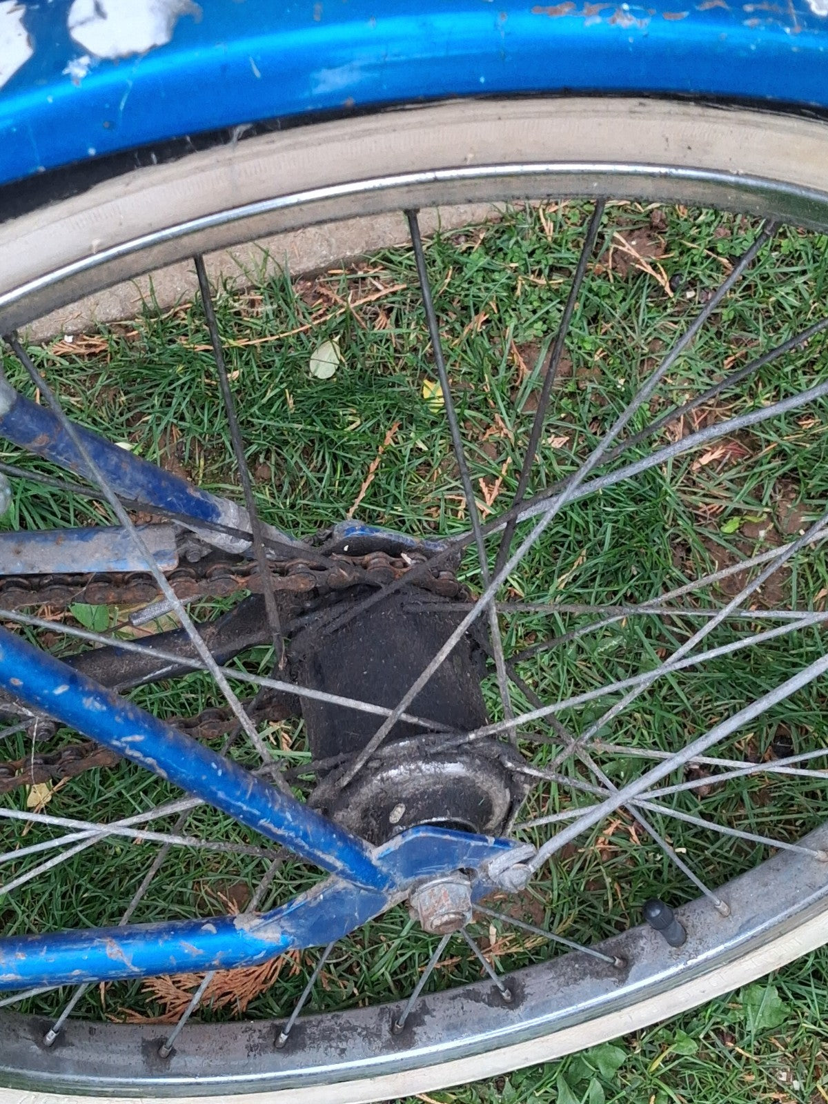 Triumph Folding Bike Vintage All Works Just A Little Rusty And Dirty