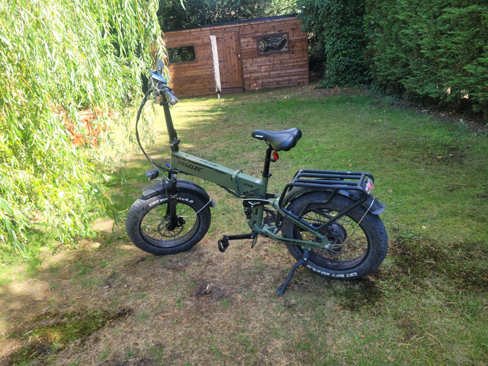 Paselec PX6 Folding Bike - Suspension, Charger, x2 Keys, Spare Motors
