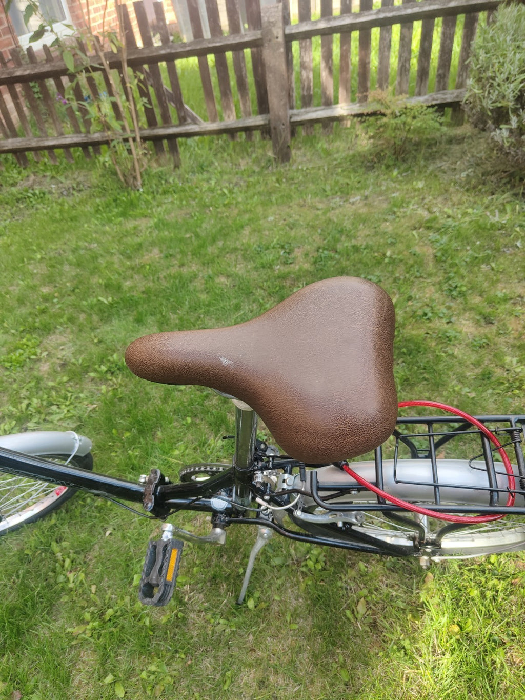 Kingston 20in Folding Bike 6-Speed Black/Silver Rear Rack Fenders + EXTRA'S