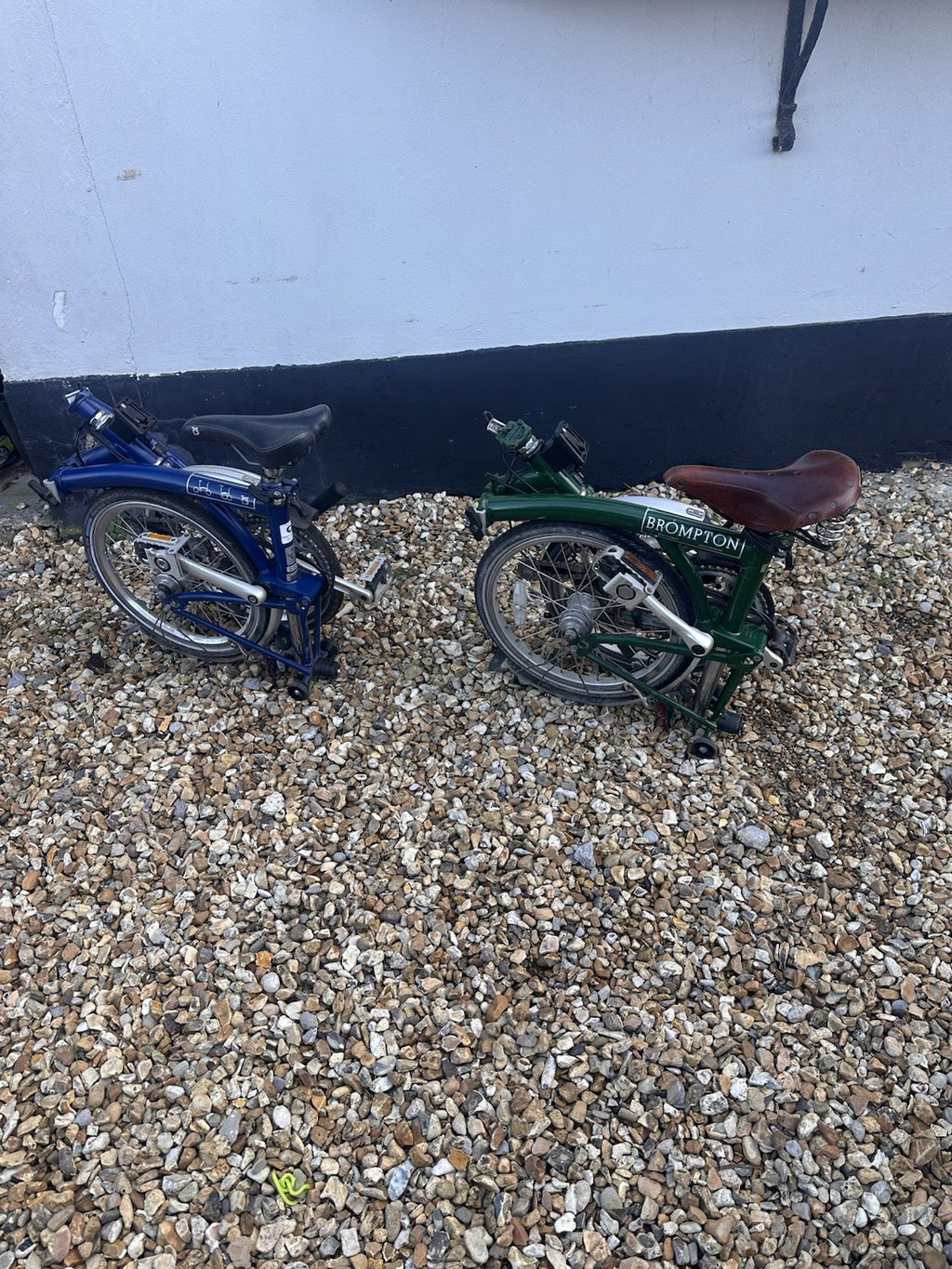 Pair Of Bromptons Folding Bikes