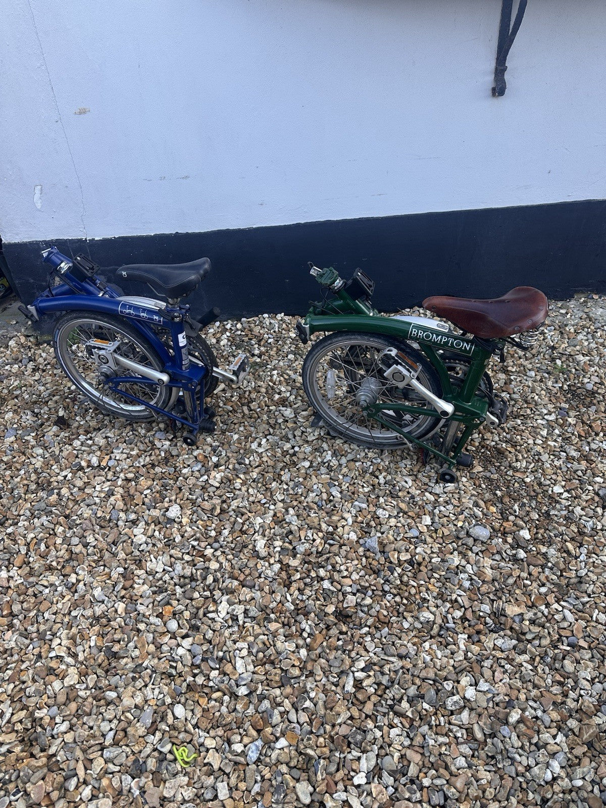 Pair Of Bromptons Folding Bikes