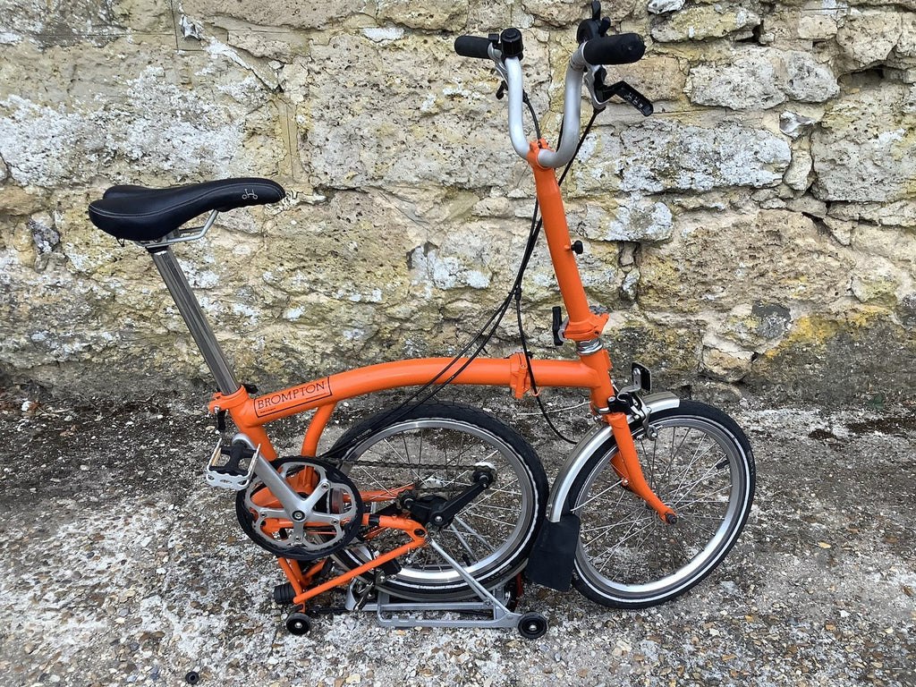 Brompton M3R Folding Bike - Orange - UK DELIVERY