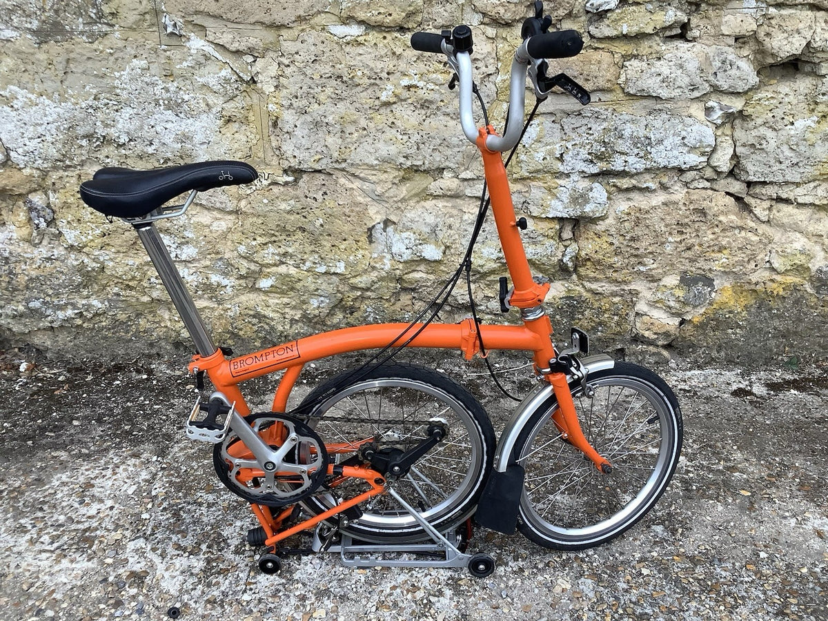 Brompton M3R Folding Bike - Orange - UK DELIVERY
