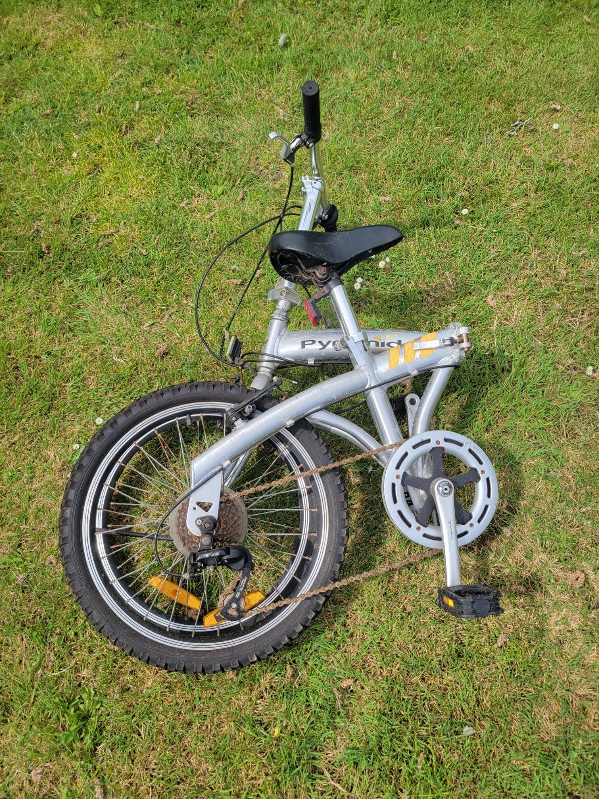 Pyramid Folding Bike Shimano SIS Gears Camping Caravan Shimano Bicycle