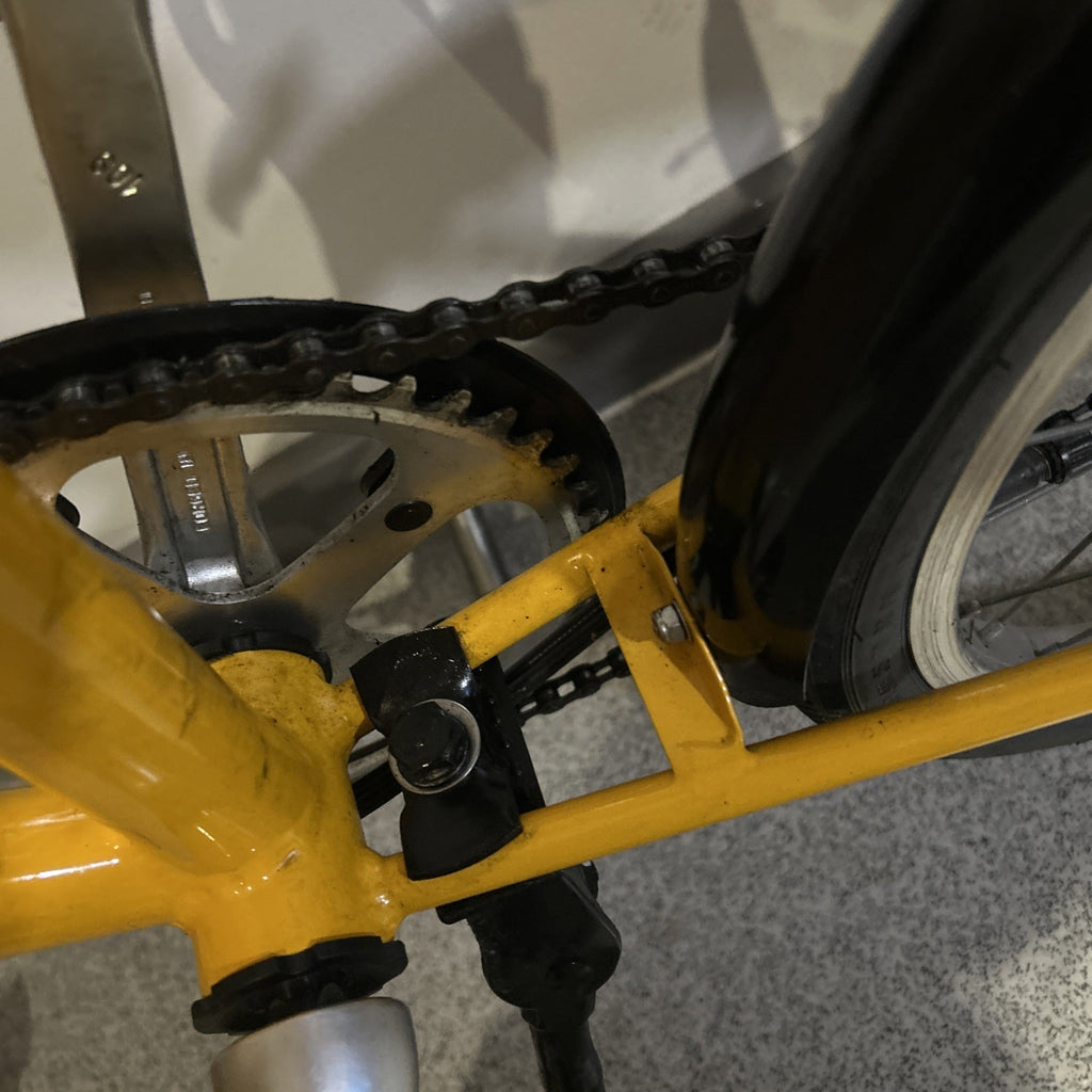 PASHLEY MICRO FOLDING BIKE Commuter Transport Fold it Yellow Cresswell Brilliant