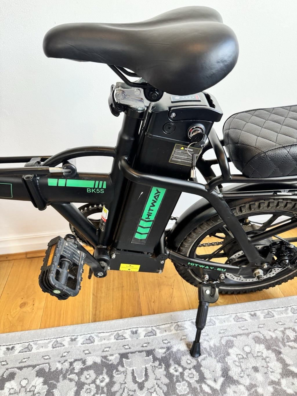 Hitway BK5S Folding Bike (2025), 250W Motor, 36V 10.4Ah