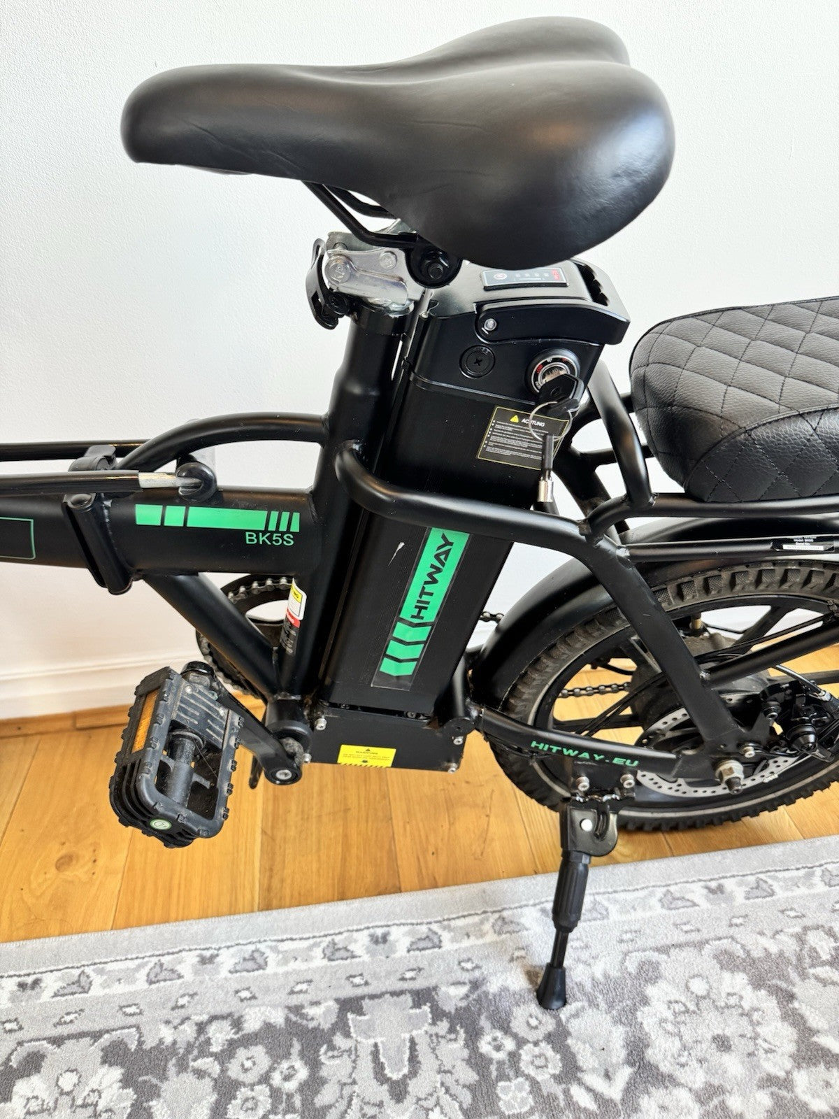 Hitway BK5S Folding Bike (2025), 250W Motor, 36V 10.4Ah