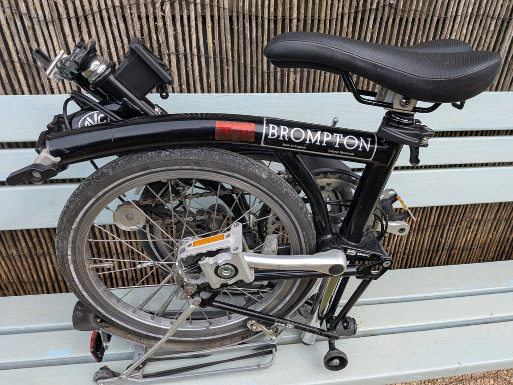 Classic Brompton Folding Bike Folder 3-Speed, Black, Upgraded (=M3R)