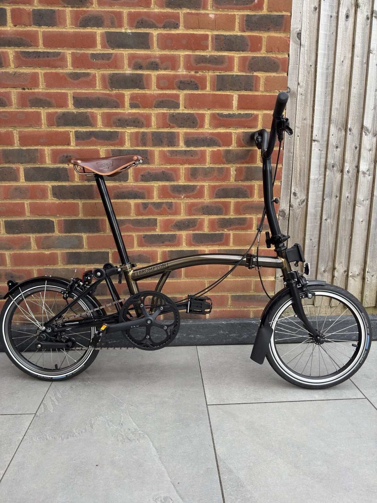 Brompton C Line 2 Speed Mid Handle Bar 2025 In Clear Lacquer Excellent Condition