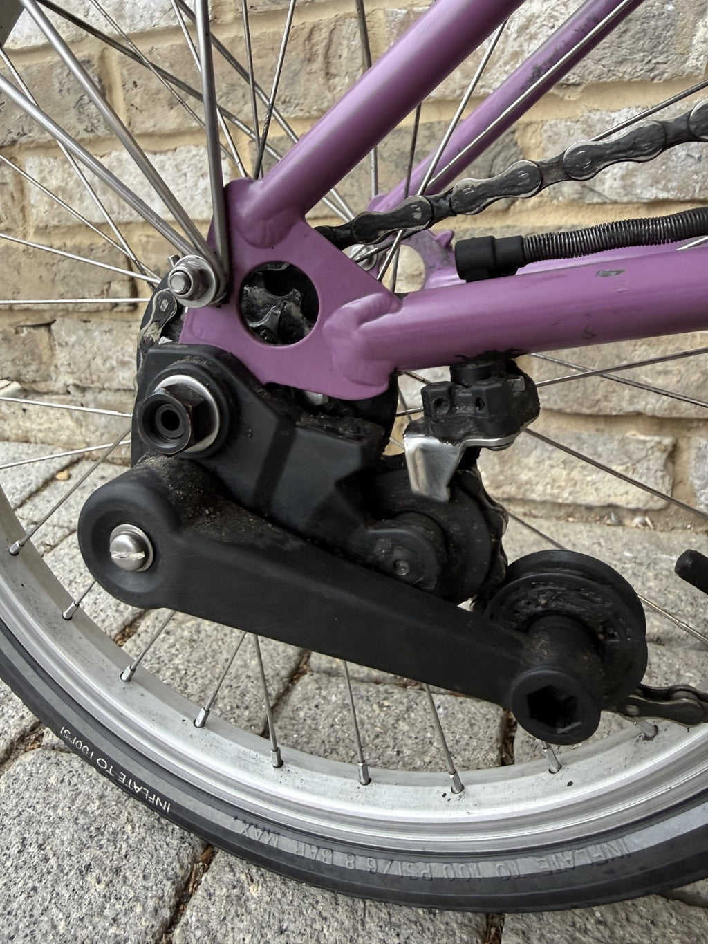 Brompton Purple Haze S2L - Rare Discontinued Colour - WORLDWIDE SHIPPING