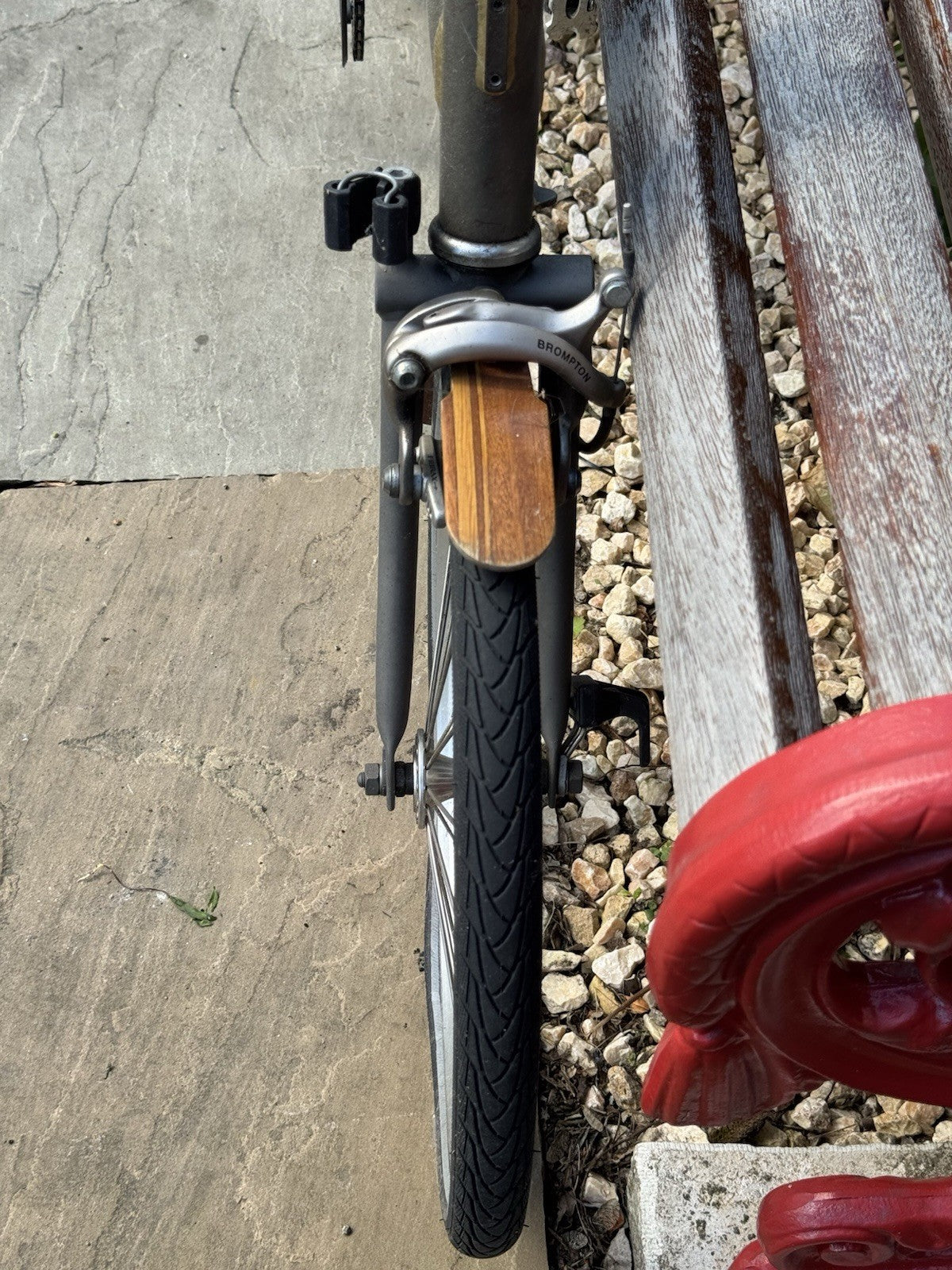 BROMPTON S6 In Raw Lacuer Colour 16” With Titanium Forks/seat Post
