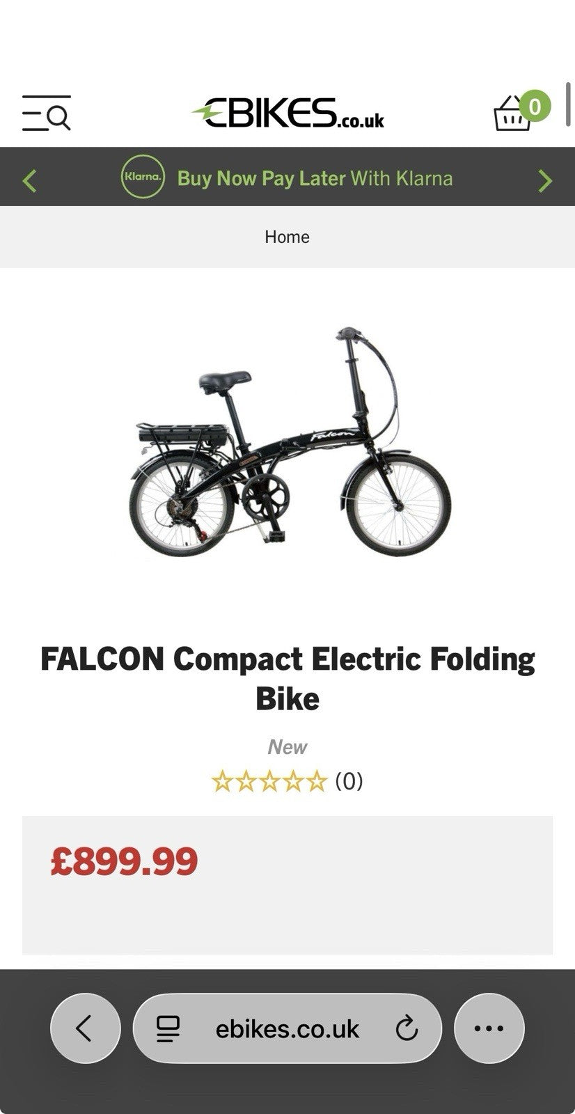 Falcon folding bike