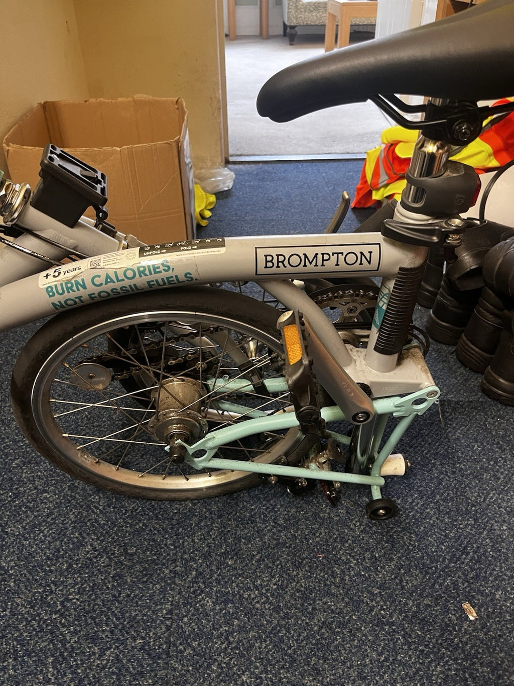 Brompton A-Line Folding Bike 3 Speed 2025