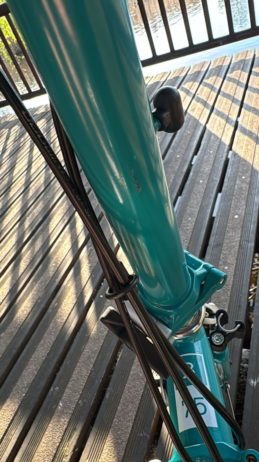 Brompton B75 16" Folding Bike - Blue