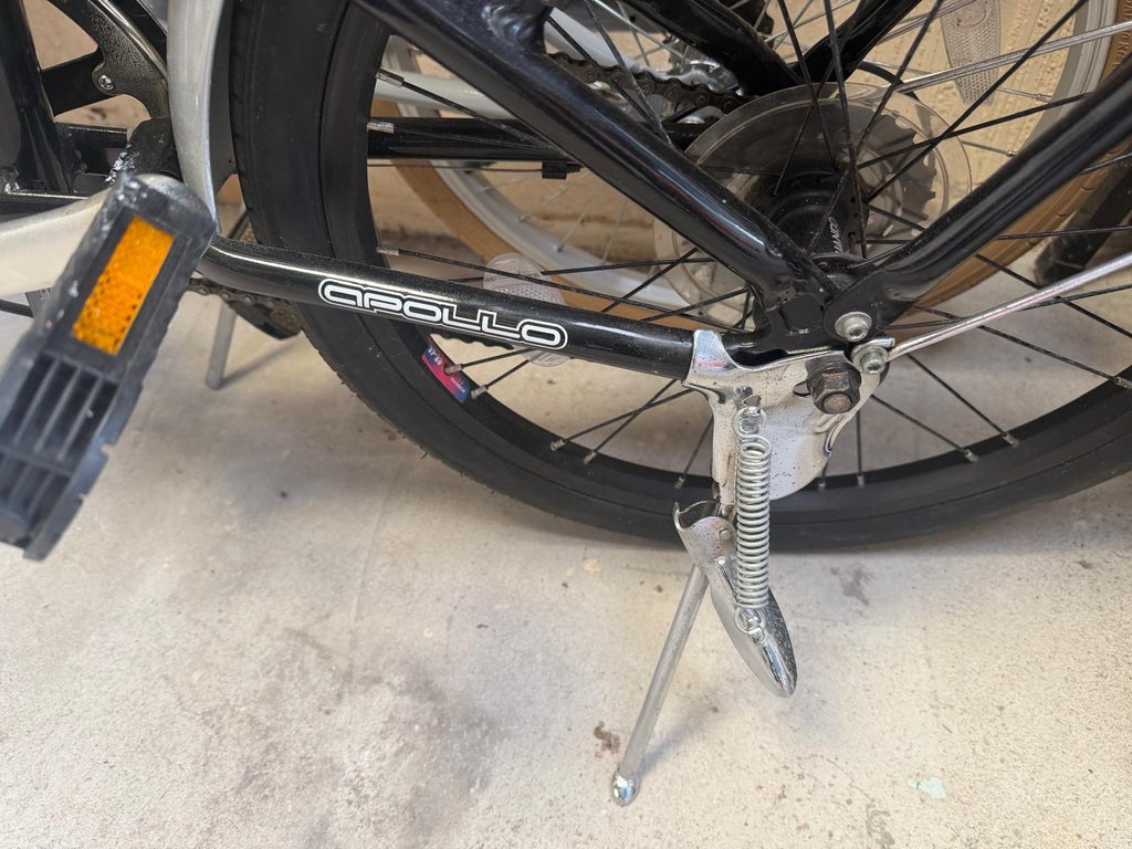 Apollo Transition 20in Folding Bike 7 Speed Aluminium Silver/Black Rear Rack