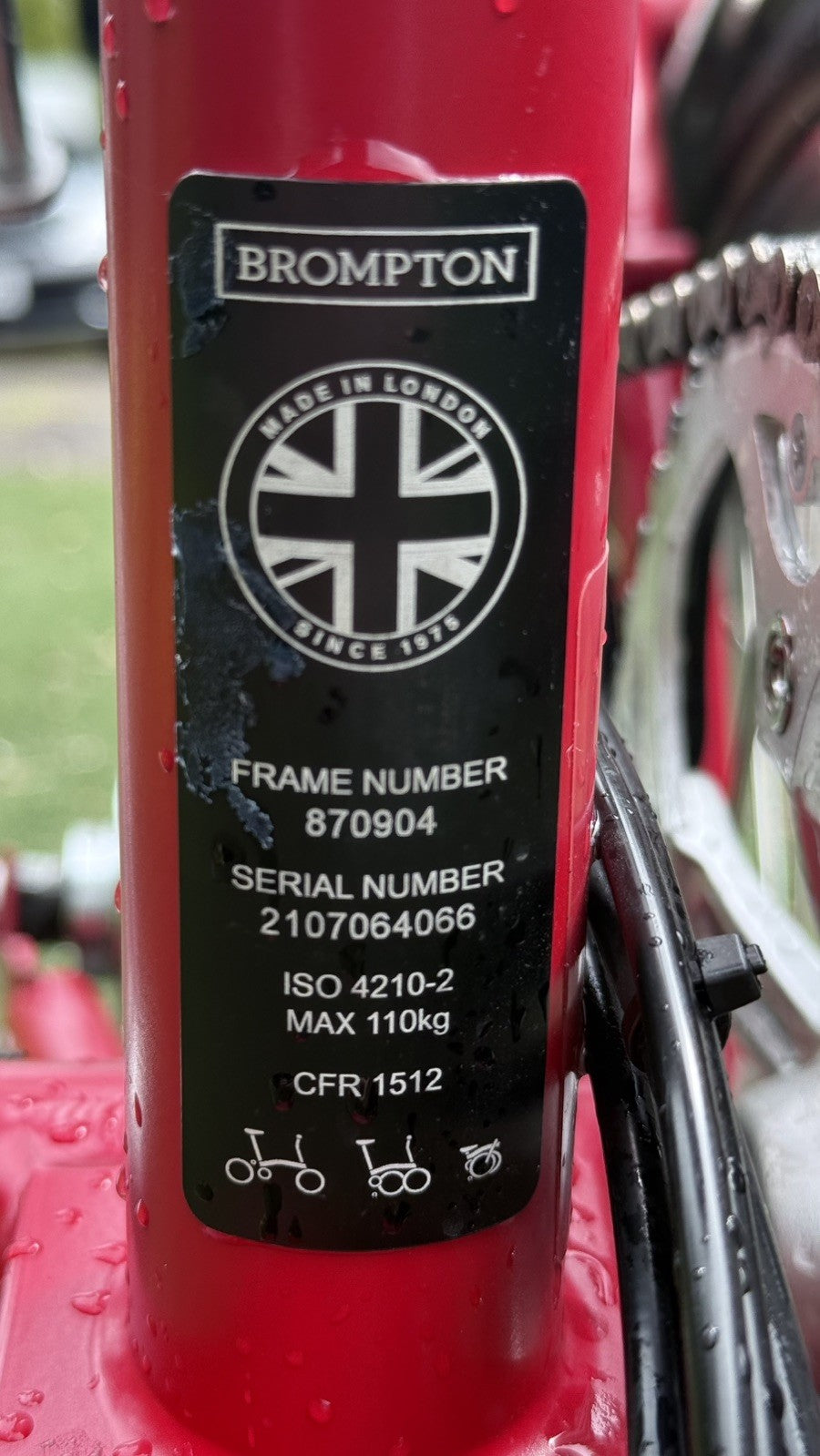 Brompton  C Line Explore, 6-Speed, Red, High Handlebar 2021