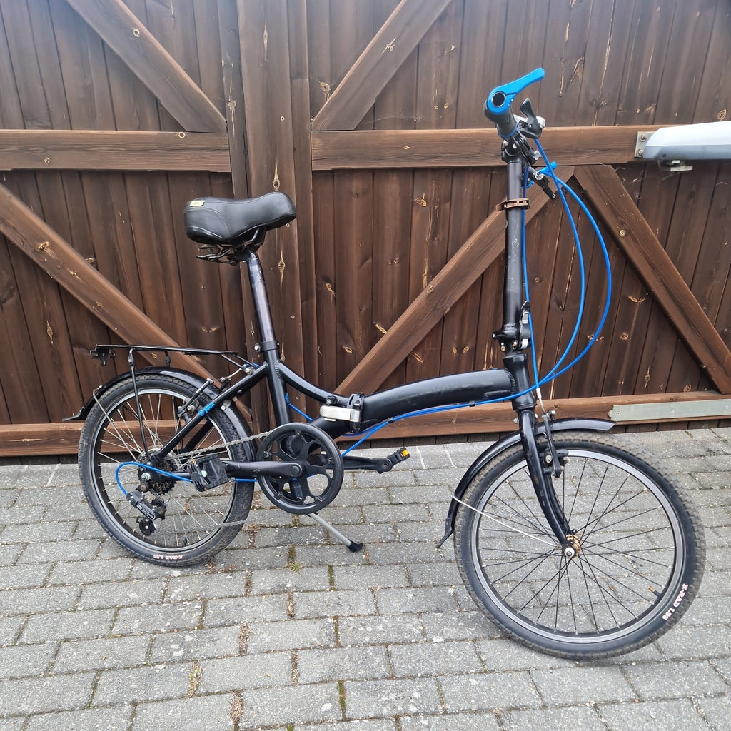 Dawes Jack Folding Bike, 20" Black 6 Speed 12.55 kg Light Weight