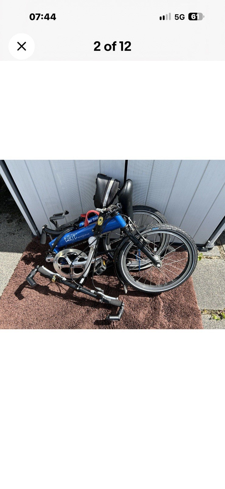 Mike Friday Folding Bike, 16 Inch Wheels