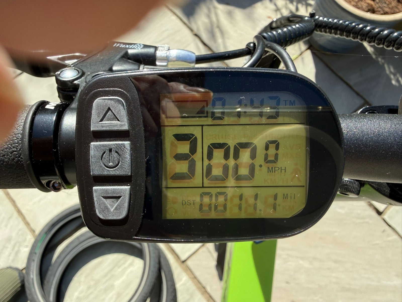 MiRider One Folding Electric Urban Bike - Acid Green - Amazing Condition