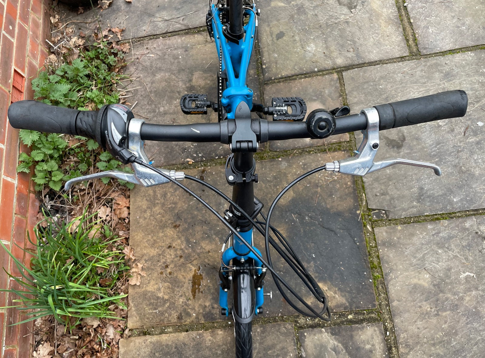 Tern Link B7 Folding Bicycle 20" 7 Speed Blue Easy Carry