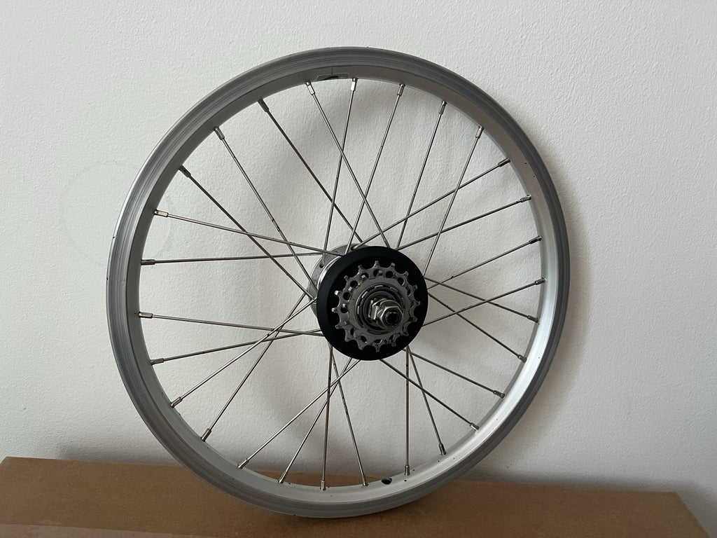 Brompton Bike  6 Speed Rear Wheel  - Silver 2016
