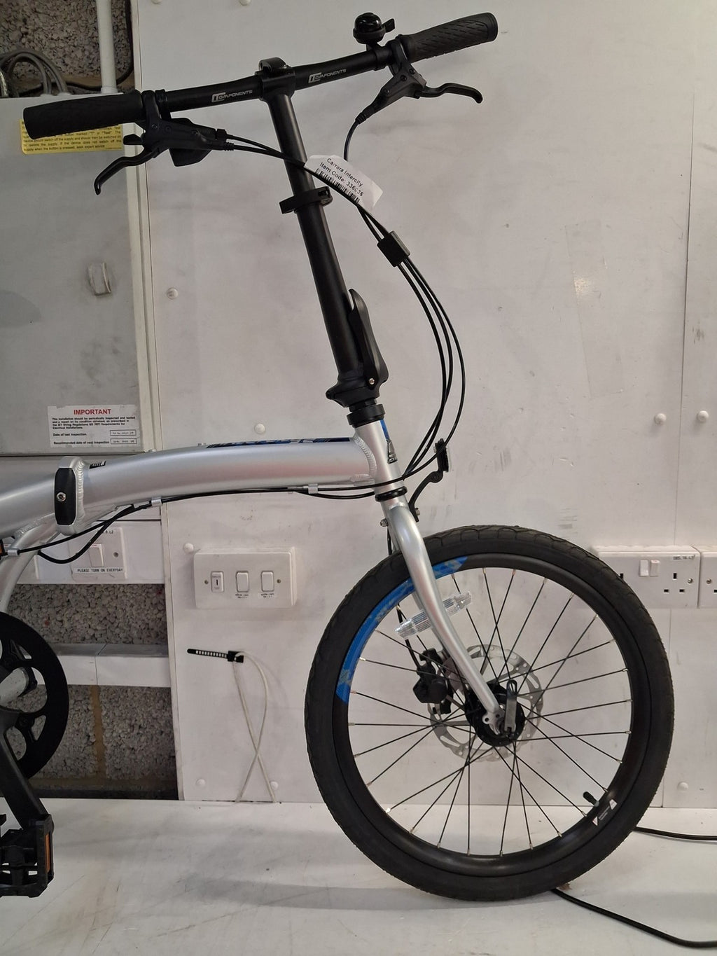 Carrera Intercity 2 Folding Bike 20in Wheels 9 Speed - Alloy - Silver (Marks)