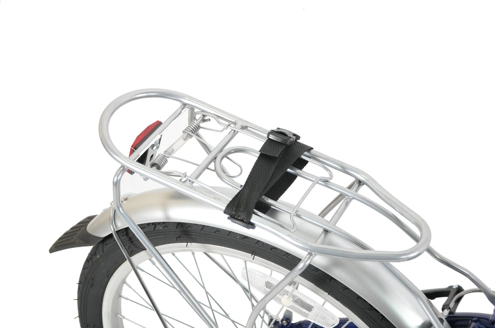 Ammaco Pakka Compact 20 Inch Wheel Folding Shopper Camping Bike 6 Speed Blue