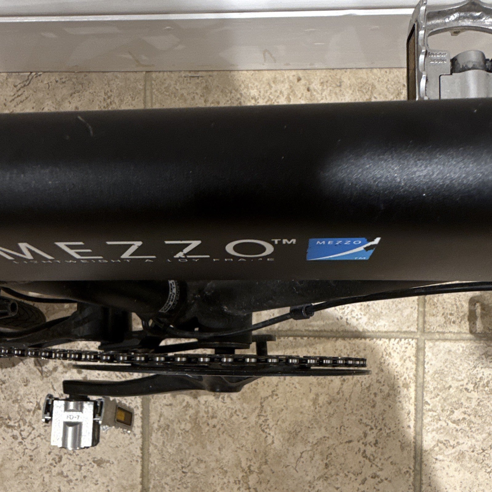 Mezzo D9 Folding Bike, 16inch Wheels,  Black Frame