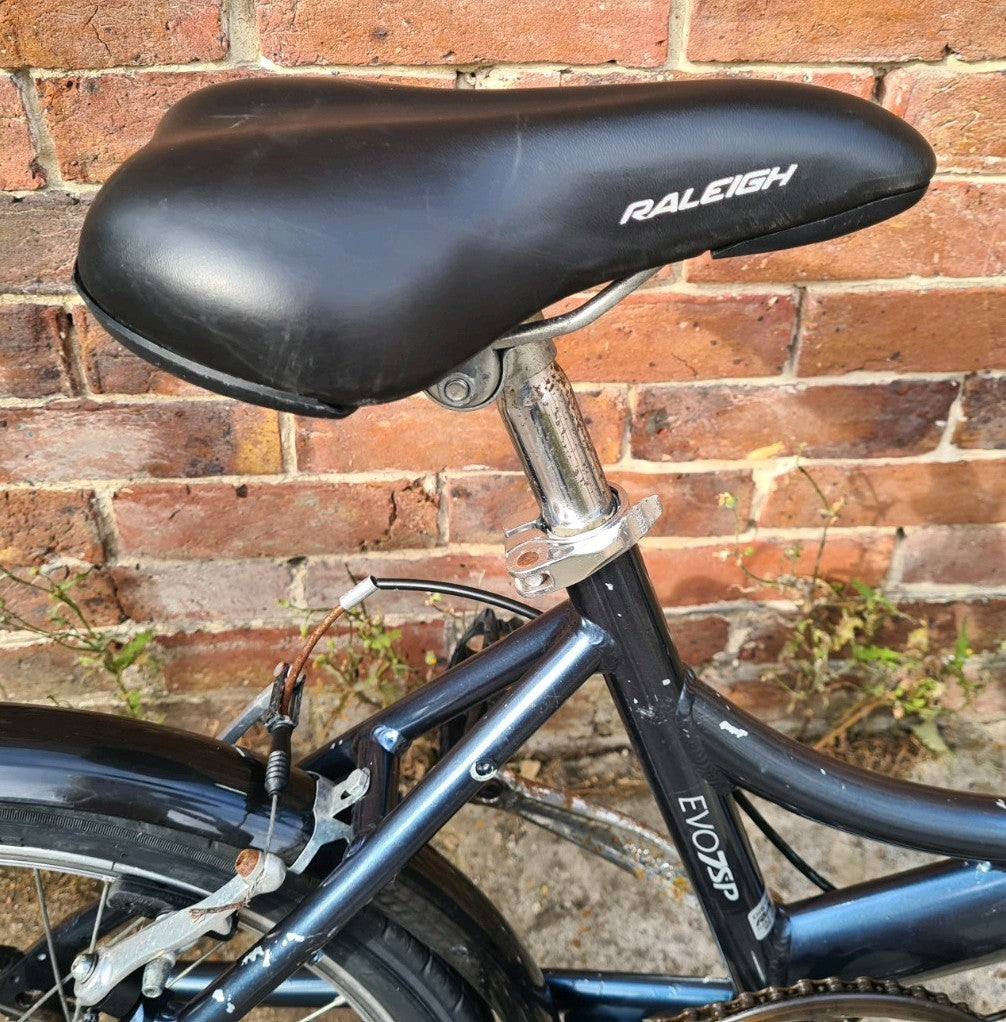 Raleigh EVO 7 SP Folding Bike Grey Bicycle 20" Wheels