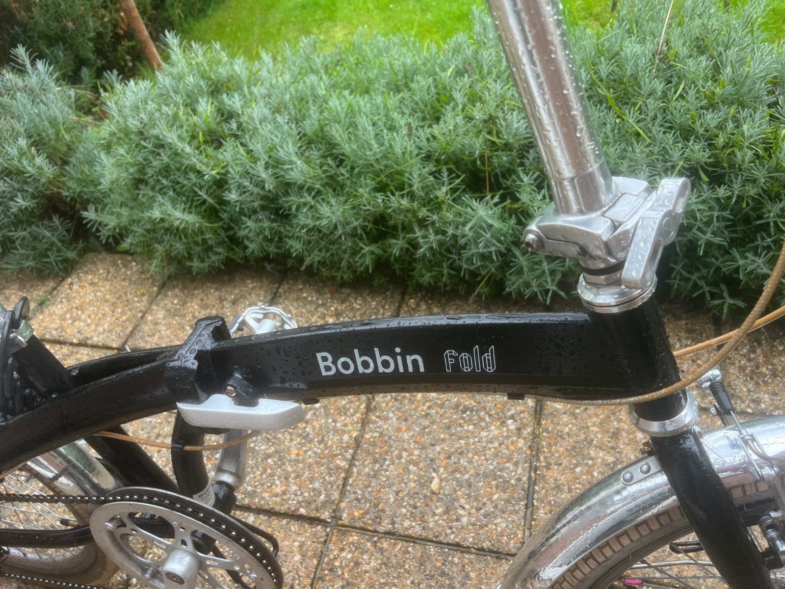 Bobbin Black Folding Bicycle Like Brompton Folding Bike