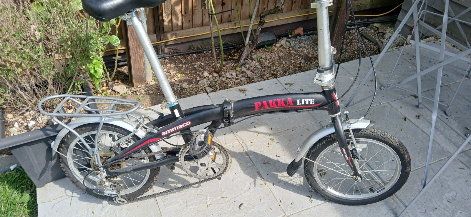 Ammaco Pakka Lite 20 Inch Wheel 6 Speed Alloy Folding Bike Silver