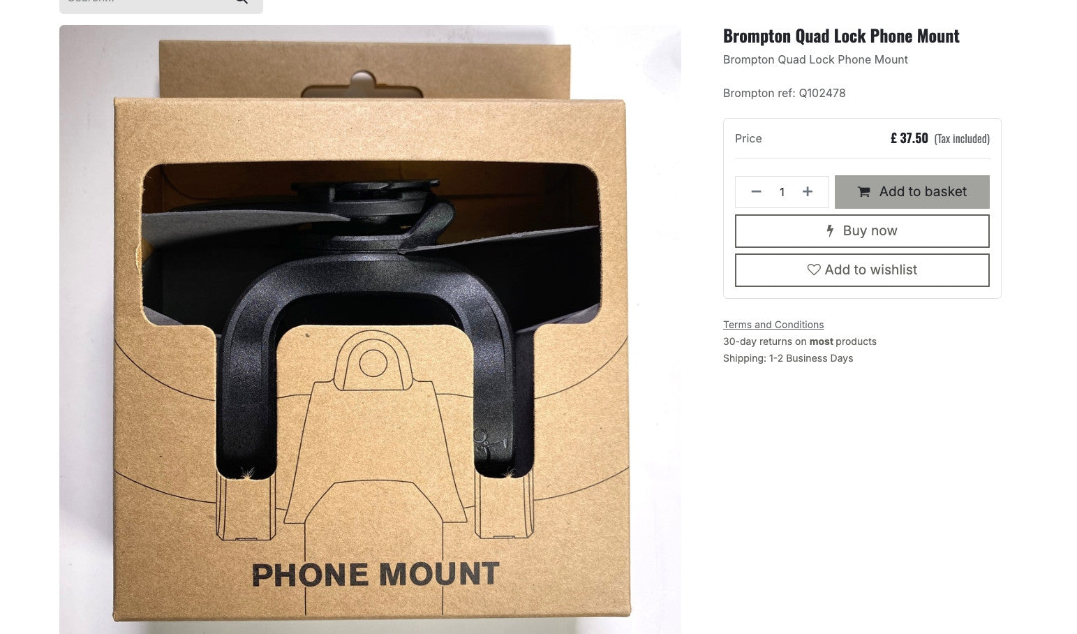Brompton Folding Bike Quad Lock Phone Mount A Line B75 C Line P Line Free Ship