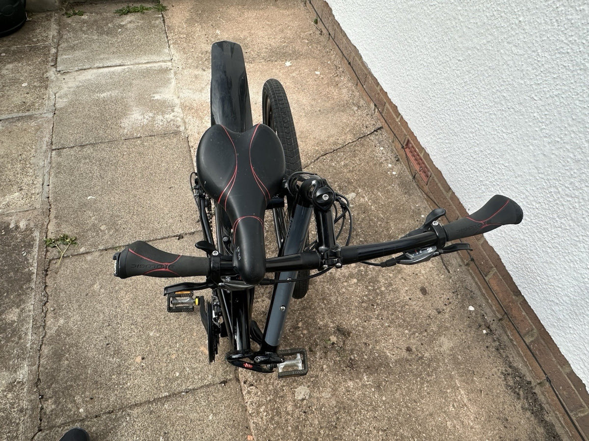 Tern Joe Folding Bike 26 in Black, Mechanical Disc Brakes, Frame Size L