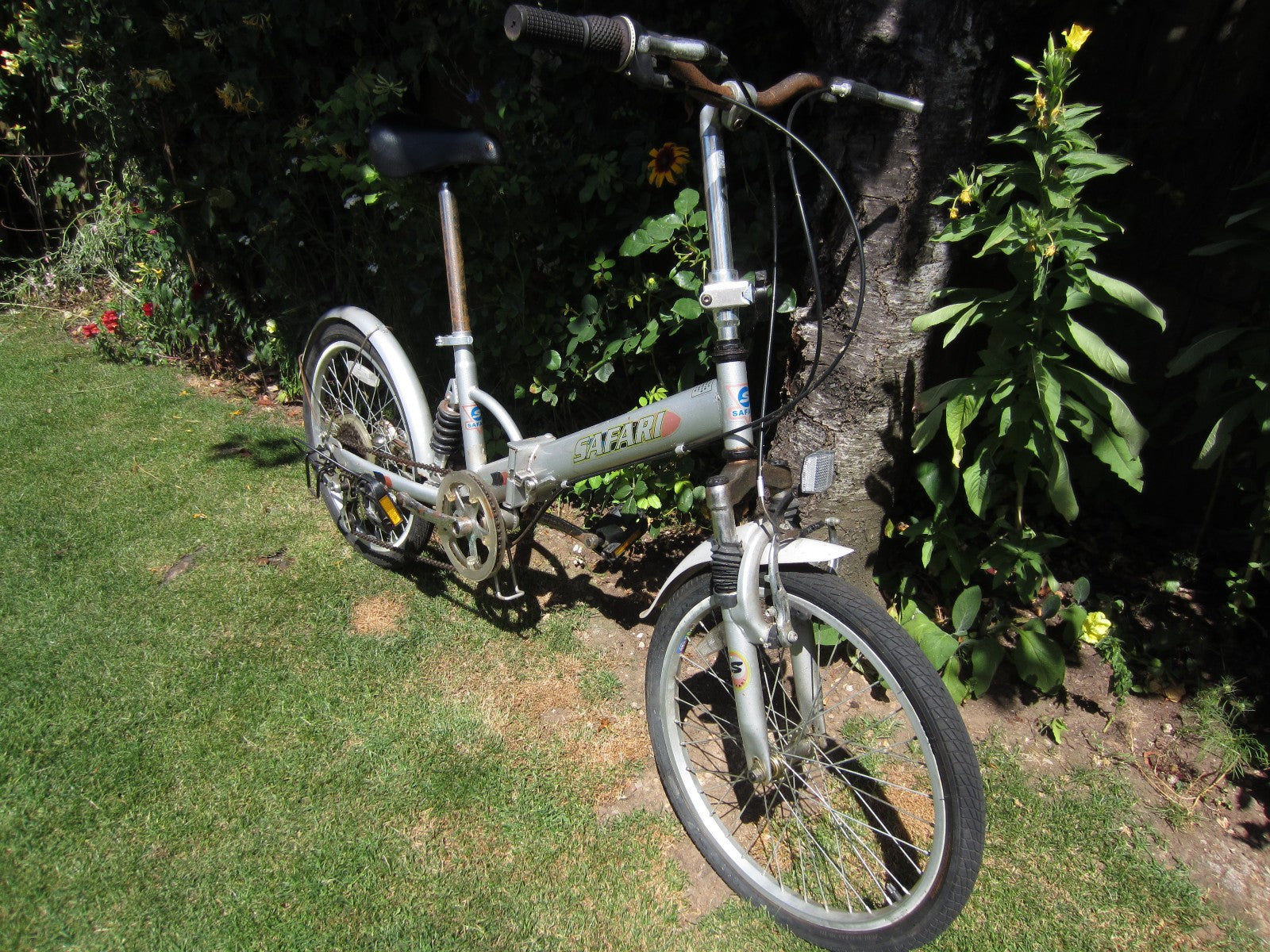 SAFARI FOLD UP BIKE UNISEX FULL SUSPENSION 7 SPEED 20' FOLDING BICYCLE BARGAIN