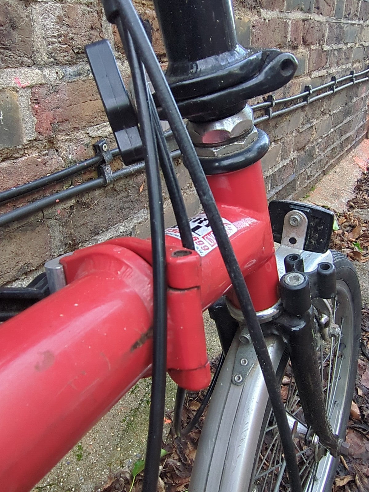 Brompton L5, 1997, Folding Bike, Excellent Condition, Red, Sturmey Archer