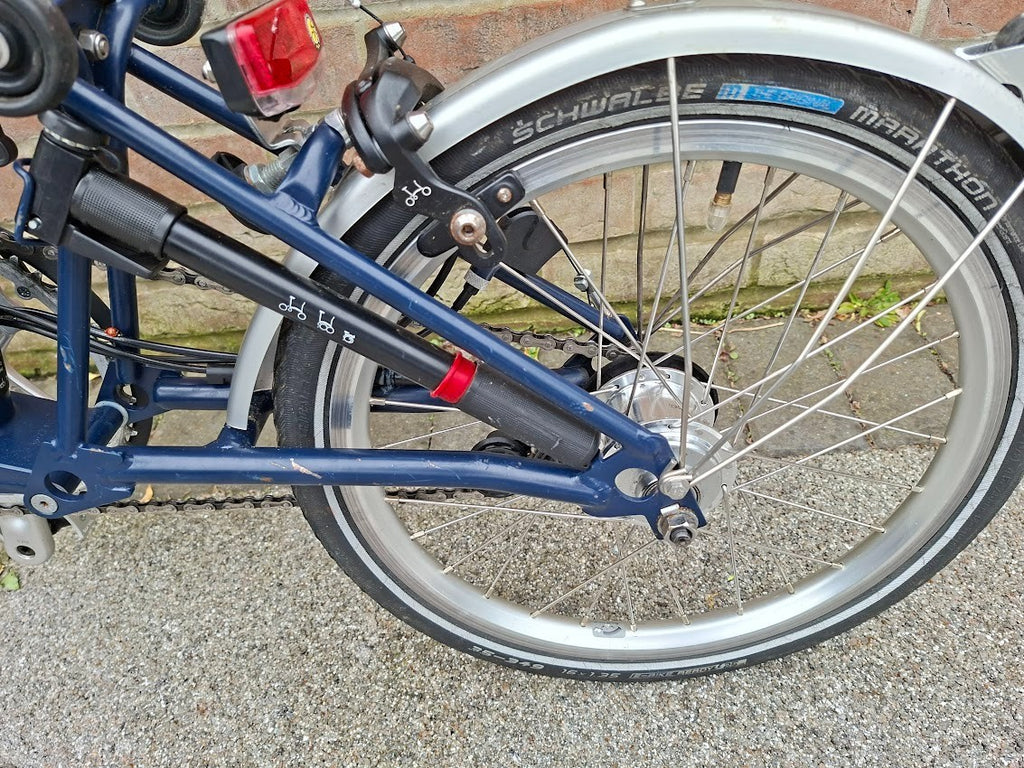 6-Speed Brompton M6L Folding Bike complete with Swytch
