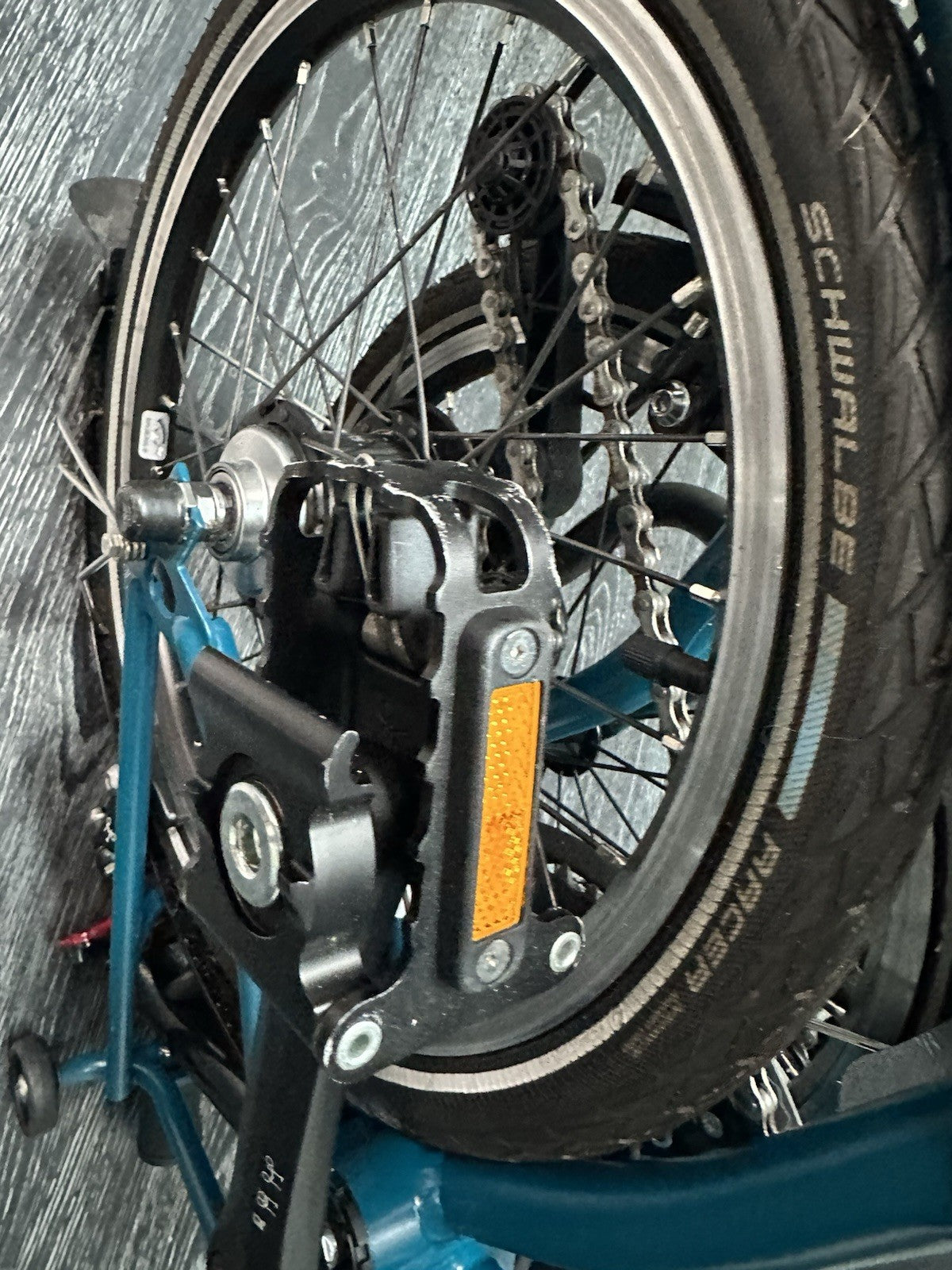 Brompton C Line Explore 6 Speed Low Bar 2024 Folding Bike - Ocean Blue Brand New